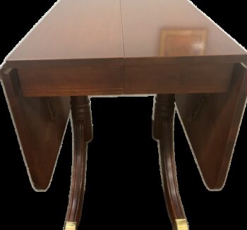 Duncan Phyfe Drop Leaf Claw feet Table