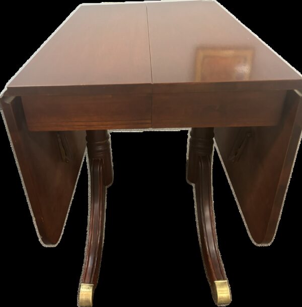 Duncan Phyfe Drop Leaf Claw feet Table